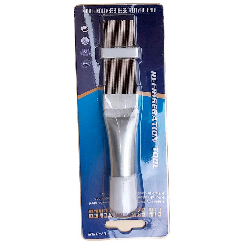 Radiator & AC Fin Cleaning Brush Set - Stainless Steel Dust Removal Tool with Fin Comb