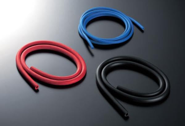 

JURAN 361882 Vacuum Hose, 1.6 inches (4 mm), 6.6 ft (2 m), Black