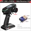 DUMBORC 2.4G 10CH Digital Radio Remote Controller DDF-350 Transmitter with Receiver  for RC Car Boat Tank LCD FHSS System