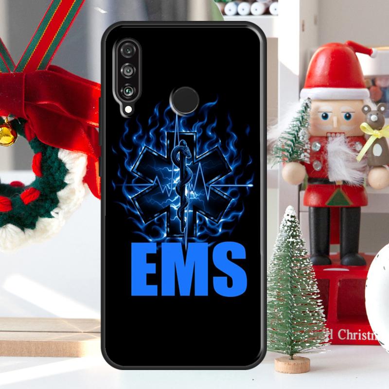 EMT EMS Medical For Huawei Nova 5T 9 10 SE 7i 8i 11i 12i Y73 Y72 Y61 Y91 Y60 Y70 Y90 P20 P40 P30 Lite Case