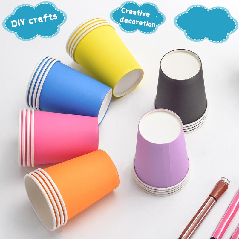 Colorful Paper Cups For Kindergartens, Early Education Children'S Crafts Diy Art Supplies And Paper Cups