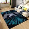 3D Cartoon Cute Panda Area Rug,Carpet Rug for Living Room Children's Room Decoration,Kid Play Crawl Soft Non-slip Floor Mat Gift