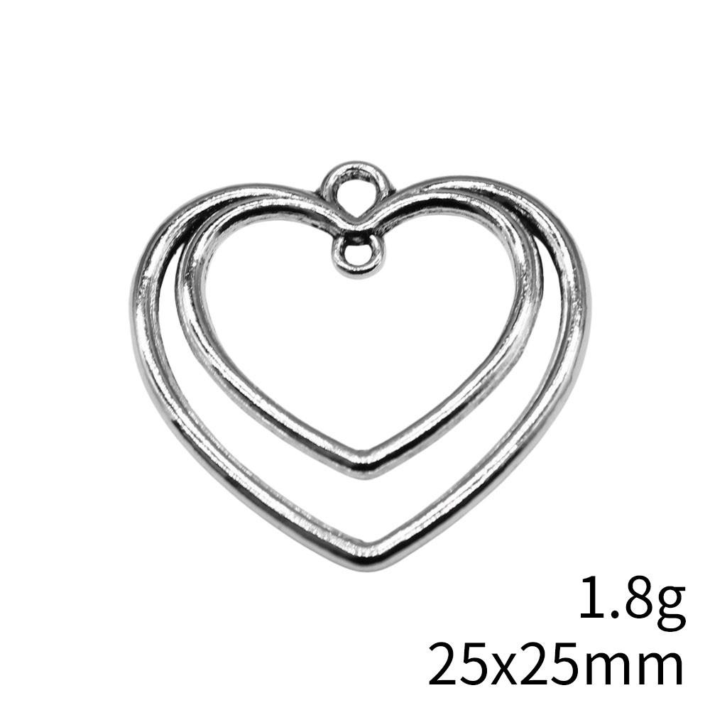 Valentine's Day Accessories Women Water Drop Moon Connector 2 Hole Pendants For Earring Accessories Parts Cheap Cute Stuff Accessory Parts