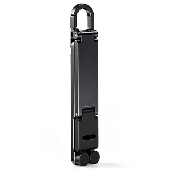 Kantoor bureauaccessoire Mini opvouwbare telefoonstandaard sleutelhanger, Draagbare telefoonhouder voor zak bureau, Huis Reizen