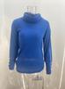 Felpa con cappuccio in maglia tinta unita a collo alto da donna Autunno/Inverno 2024