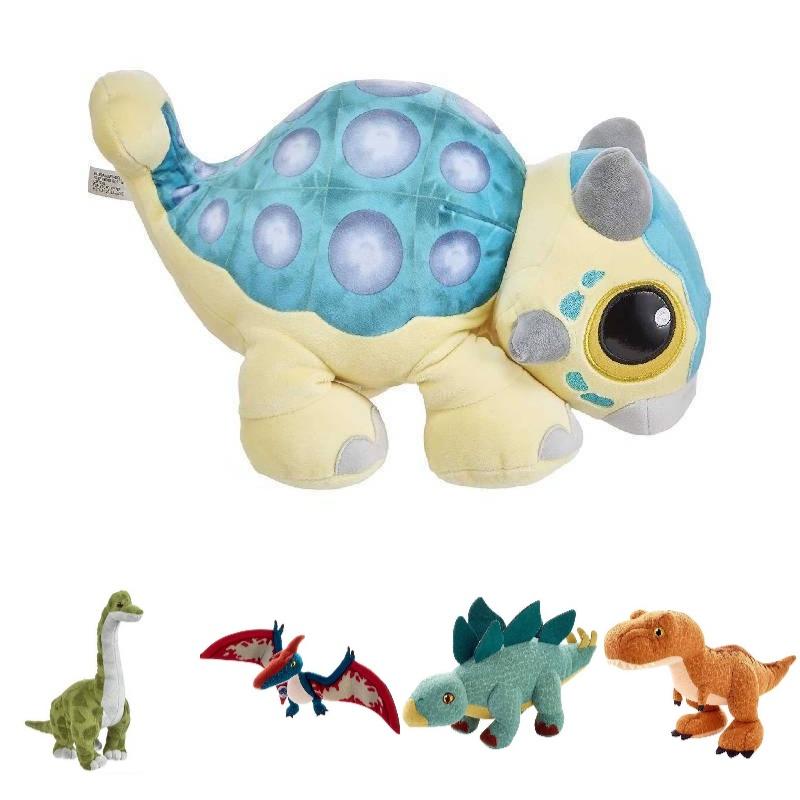 Cute And Soft Jurassic Dinosaur Plush Toys Available In Five Different Species!