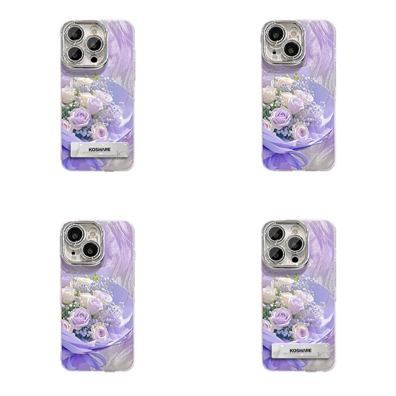 Rose Bouquet for IPhone 16 Mobile Phone 15 Case 14 Protection for IPhone 13 Set 12 Silicone Full Cover 11 Anti-fall