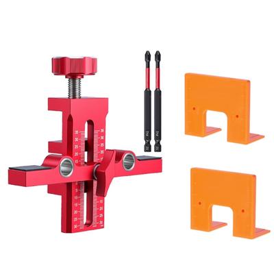 Door Hinge Mortiser Hinge Installation Kit Router Template for Cabinet Hinge Square Semidiameter Corners