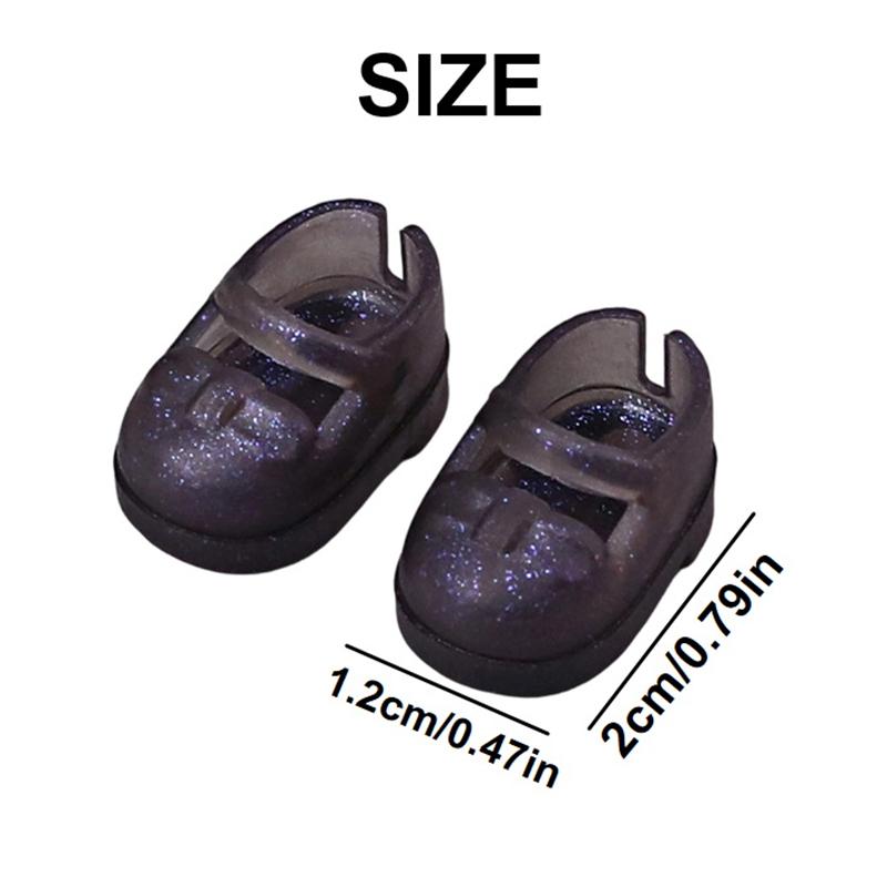 10.5Cm 4.0 Mini Doll Shoes Plastic Mini Shoes For Dolls, Mini Finger Shoes, Clothing Accessory For Blind Box Doll Accessories