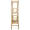 Garden Arch with Bench Natural 115 X 50 X 205 Cm Bamboo
