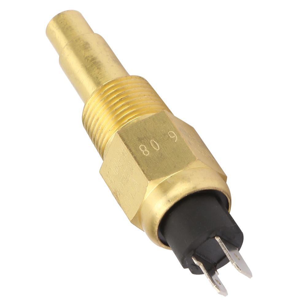 3/8 NPT Water Temp Sensor 3W 6-24V 103℃ 38-120℃ Measuring Range Temperature Sender Coolant Temp Sensor Generator