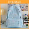 Nylon Girl Backpack With Lingge Design And Butterfly Embroidery For Daily Use Perfect For College And Teens