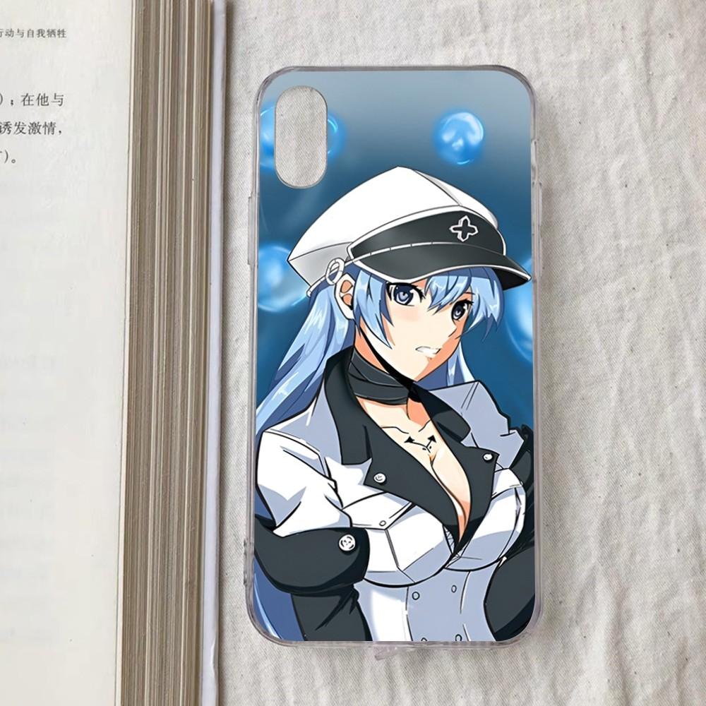 Akame Ga Kill Esdeath Phone Case For IPhone 15 14 11 12 13 Mini Pro XS Max Cover 6 7 8 Plus X XR SE 2020 Funda Shell