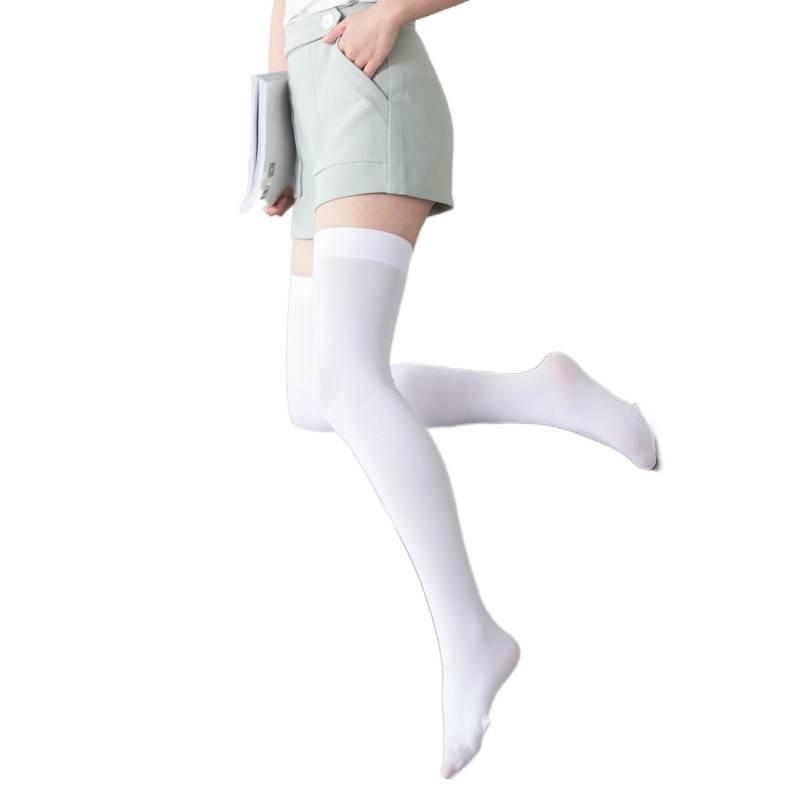 Japanischer Stil Rutschfeste Über-das-Knie Anti-Pilling Schlankmachende Hohe Socken