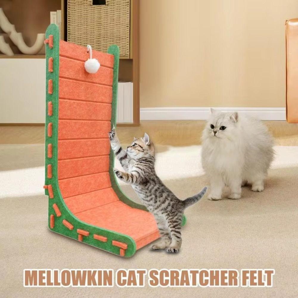 L Shape Cat Climbing Mat Triangular Felt Cat Nest Claw Sharpening Tools Cat Scratch Board  Indoor