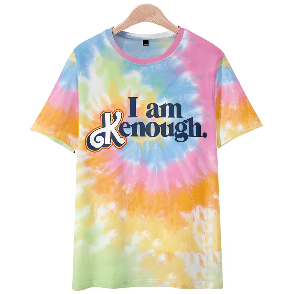 Moda estiva per gli appassionati del film I Am Kenough T-shirt a maniche corte stampate casual da donna/uomo