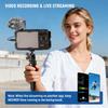 NEEWER Video Microphone, External Microphone, Plug & Play, 20-20KHz, Noise Reduction, High Sensitivity Cardioid, 3.5mm TRS/USB C OTG Cable, Shock Moun