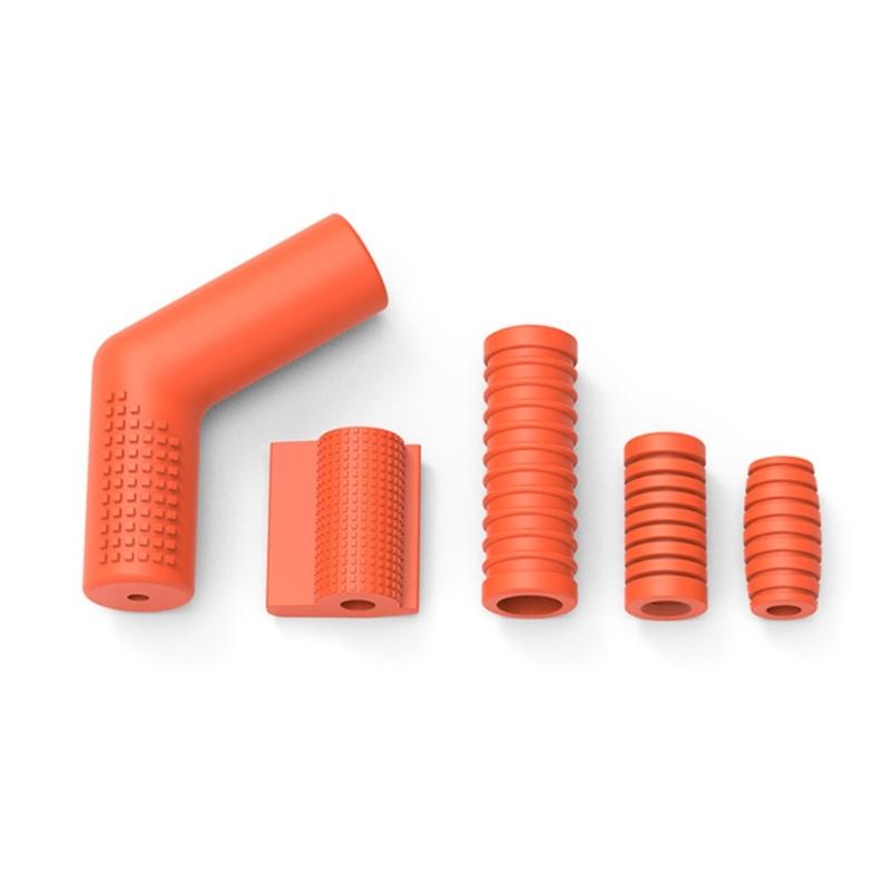 

Резина для подножек мотоцикла, нескользящие педали, комплект чехлов для подножек, модификация, защита педалей для ног оранжевый