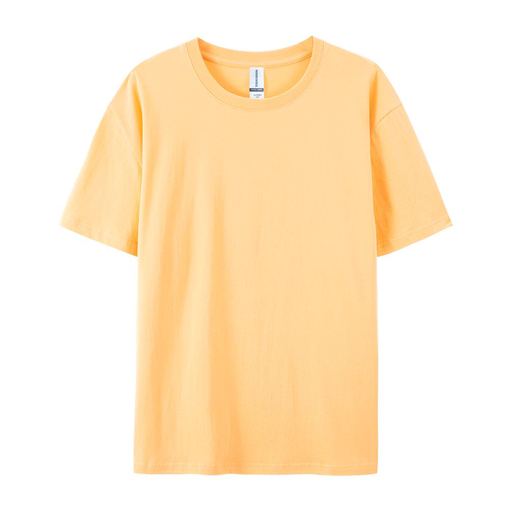 Rundhals Baumwolle Einfarbige T-Shirts Herren Damen Kurzarm Lässig Weiche Kleidung Sommer Oberteile