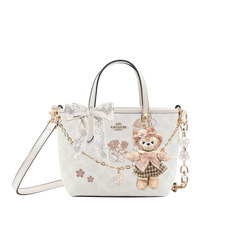 

COACH handbag [Customized bag] City 15 detachable shoulder strap Tote bag Tote bag shopping coated canvas Jinhuayao basic package (bag + dust bag) золотий
