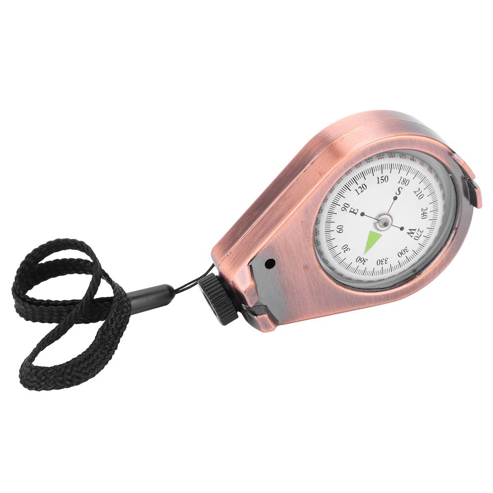 

Винтажный портативный мини-компас с ремешком Инструмент для выживания на открытом воздухе Аксессуары для улицы