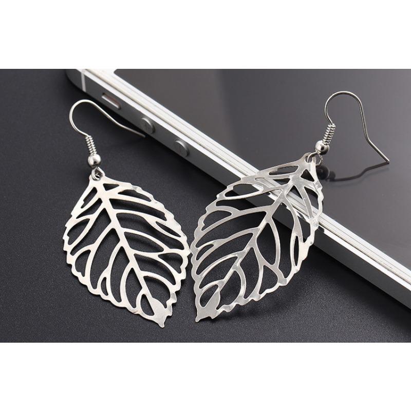 DIMANAF 2024 Four Seasons Retro Všestranný etnický styl Jednoduché umění Leaf Přívěsek Nastavitelná móda oděvních doplňků a přívěsků