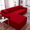 Solid Sofa Cover Living Room Elastic Sofa Cover Protector L Shaped Corner Sofa Cover Chaise