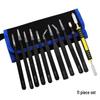 Stainless Steel Tweezers & Pry Bar Set - 10/11 Pieces with Canvas Bag