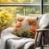 Oil Painting Style Of Flowers Pillowcase Bedroom Sofa Cushion Cover 100% Polyester Living Room Cushion Pillowcase Home Decor