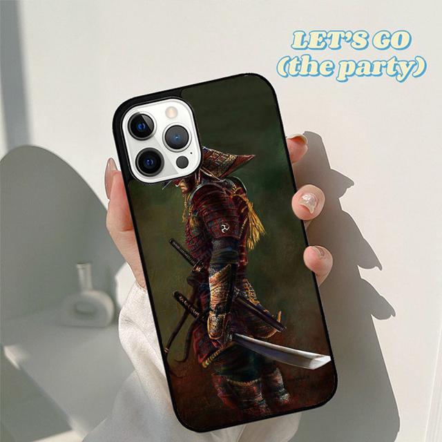 Autumu Japanese Samurai Ninja Phone Case Cover for iPhone 16 15 12 Mini 11 13 14 Pro Max SE 2020 Apple 6S 7 8 Plus Coque