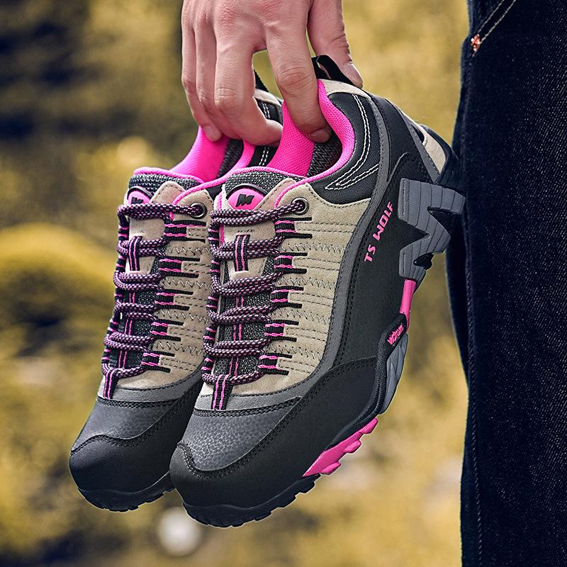 

Мужские кожаные походные спортивные туфли для активного отдыха, нескользящие, дышащие, для пар, для путешествий 40