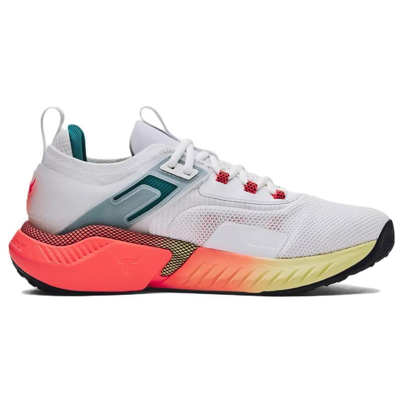 Under Armour Project Rock 5 'White After Burn' Sneakers 3025435-104