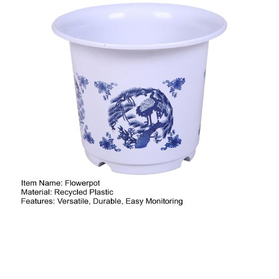 Thickened Plastic Flower Pot Breathable Planter for Blueberries Roses Hydrangeas Durable UV-Resistant Beginner Plant Pots