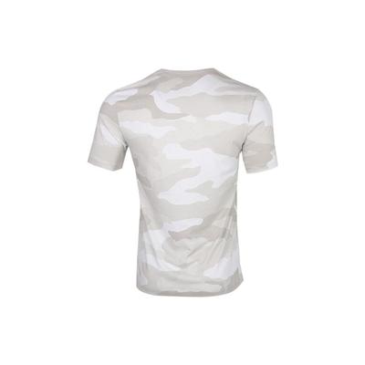Camuflaj Gât Rotund Casual Respirabil Sport Mânecă Scurtă Tricou Bărbați Tricou Gri Argintiu CK3004-121