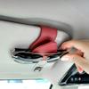 Pack of 2 Car Glasses Clip Ticket Card Holder Sunglasses Eyeglasses Pink