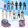 12Pcs Anime Kpop Demon Hunters Action Figure Toys Derpys Tiger Ranimeumi Mira Zoey Sussy Figurine Doll For Fans Christmas Gift