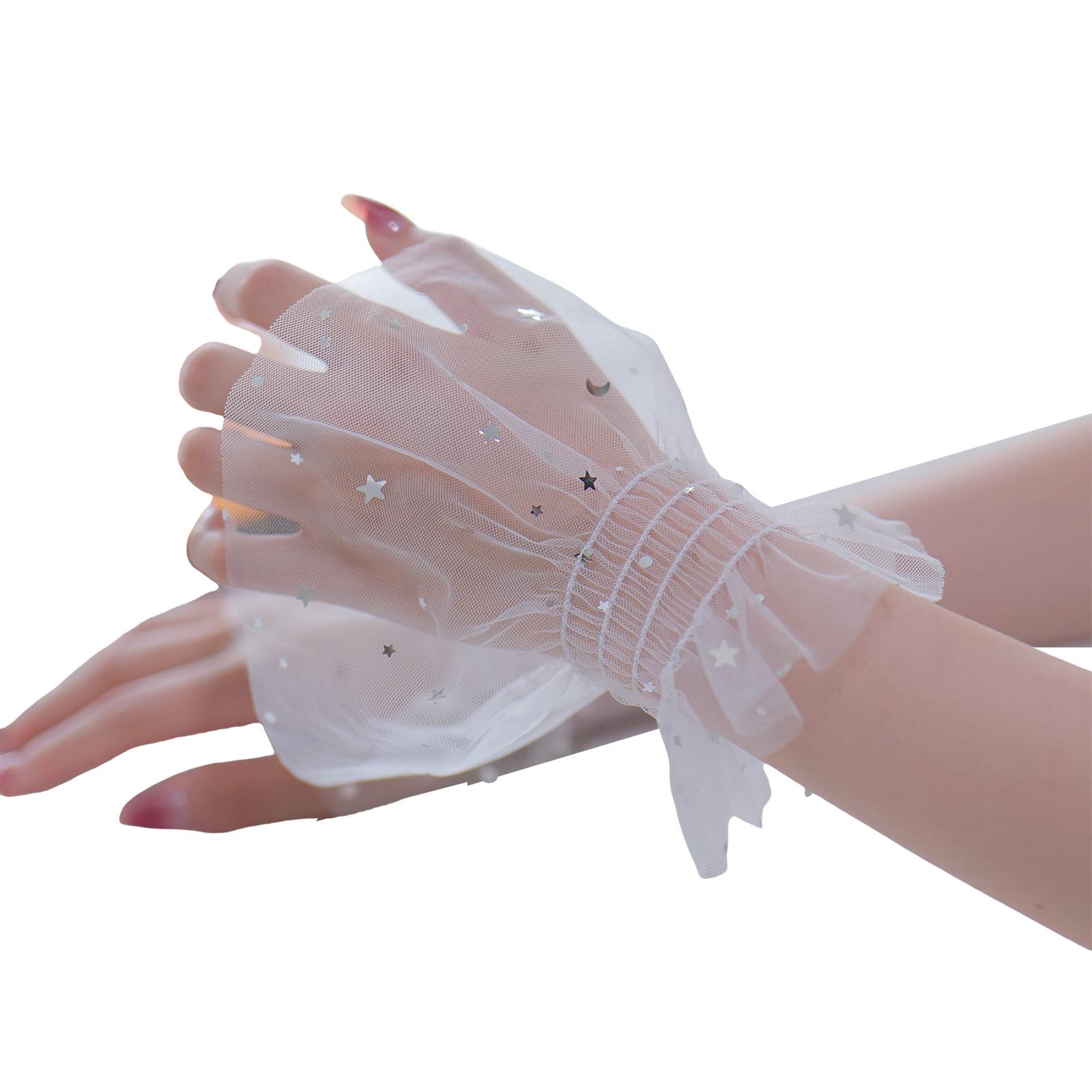Sparkling Star Glitters Hand Covers Cuffs Sleeves For Nails Studio PhotoShooting Fashion Armwear Decorative Accessories