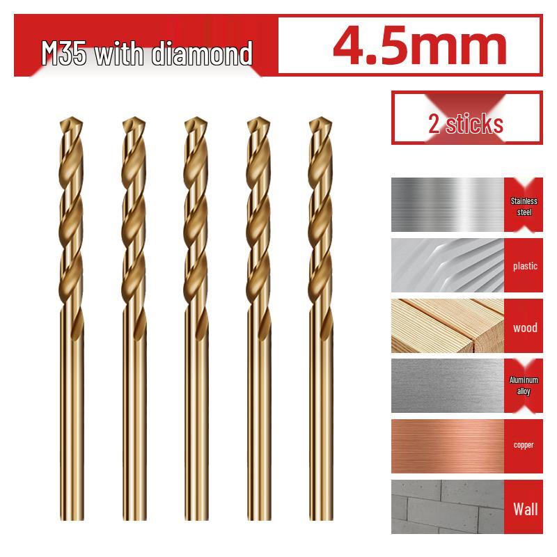 High-Strength German Stainless Steel Cobalt Drill Bit Set
