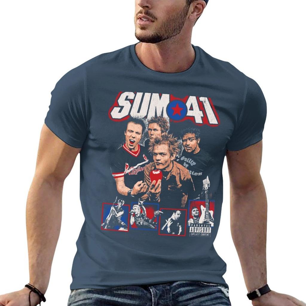 Sum 41 Y2k Era Tshirt Athletic Quick Dry Tshirt For Unisex