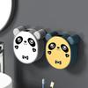 Flip Up Soap Rack Cute Cartoon Drain Toilet Wall Mounted No Drilling Convenient Wall Mounted Soap Storage Rack Panda Soap Box YLE580