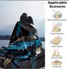 1PC Blue Car Art Blanket, Throw For Sofa, Bed, Travel, Camping, Livingroom,