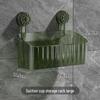 No-Drill Suction Cup Bathroom Organizer Shelf