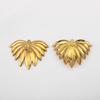 2Pcs Stainless Steel Gold Plated PVD Charms Leaf Vintage Leave for DIY Necklace Earrings Jewelry Making Accessories Wholesale