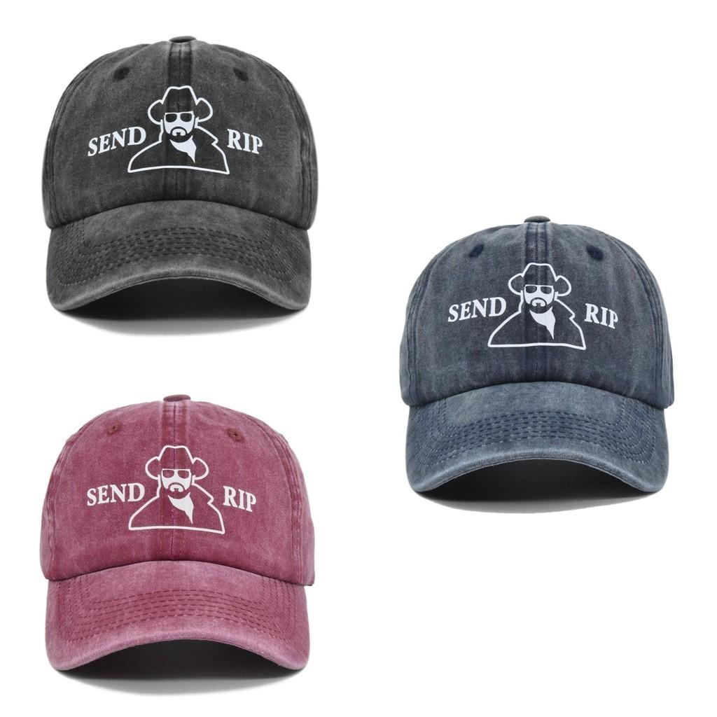 European And American Graffiti Print Baseball Cap Vintage Curved Brim Hat Sun Hat Wholesale Customization