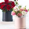 3Pcs Flower Packaging Box Set Round Flower Box Elegant DIY Box for Valentine's Day Wedding Decoration
