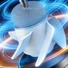 USB Rechargeable High-Speed Mini Turbo Fan with Digital Display for Office & Student Use