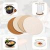 4pcs Set Polyester Trivets - Durable Heat Resistant Mats for Kitchen Counter, Pot Holders, Table Protection, Home And Farmhouse Decor