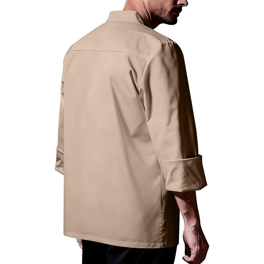 Unisex Cardigan -Button Long-Sleeved Chef Uniform