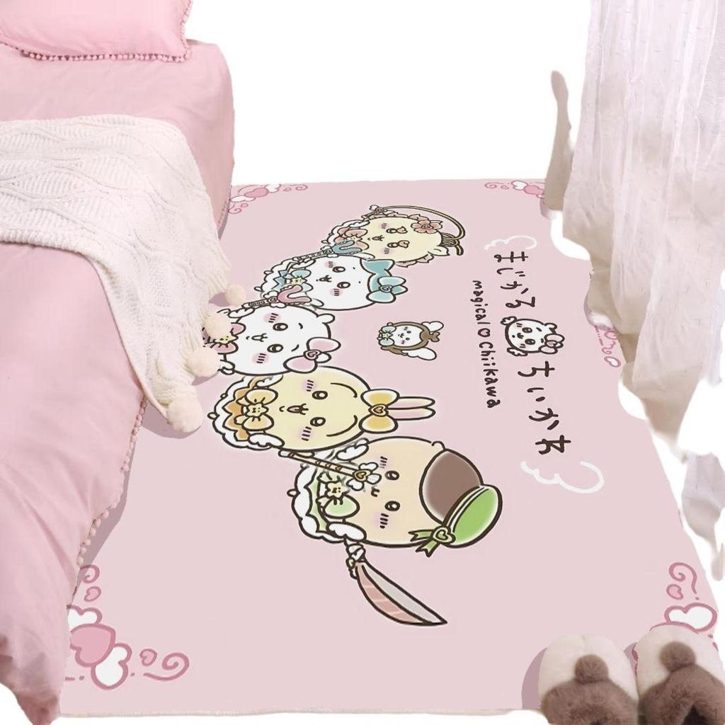 Kawaii Anime Area Rug, plush easytoclean Carpet, Bedroom Dorm Decor JMD01 60x40cm