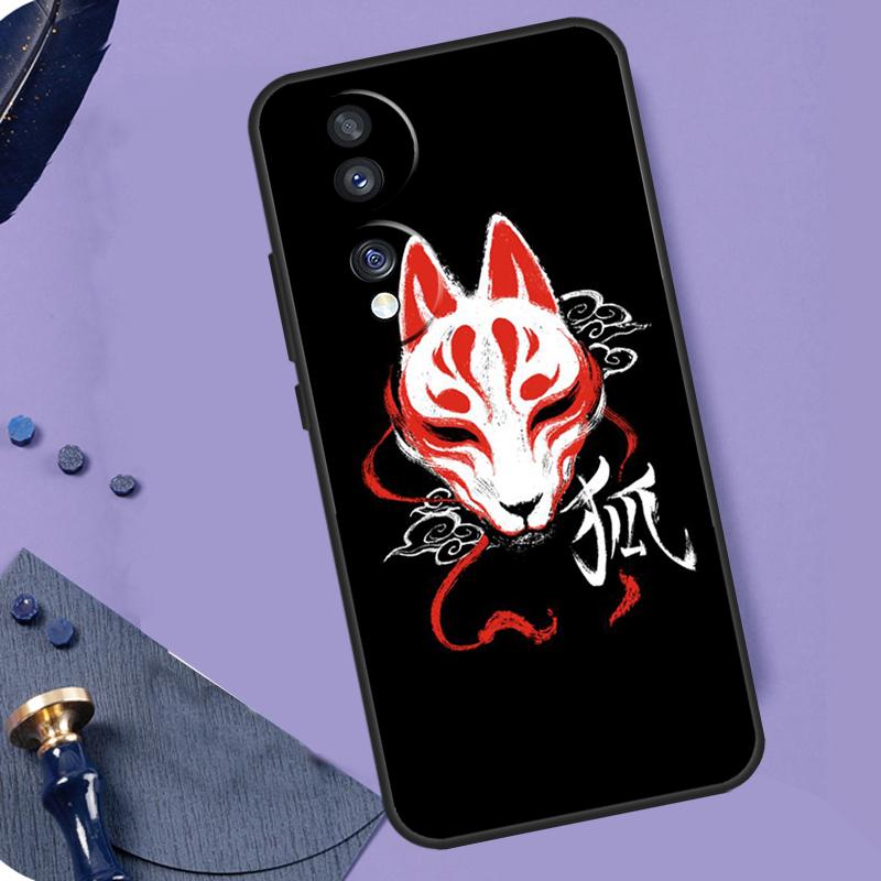 Japanese Style Anime Fox For Honor Magic 6 5 Pro Lite 50 70 90 Case For Honor X9b X8b X7 X8 X9 X6a X7a X8a X9a Cover